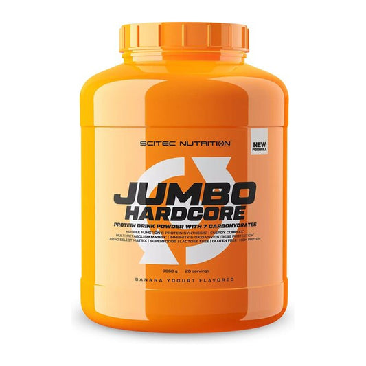SciTec Jumbo Hardcore, Banana Yogurt - 3060g