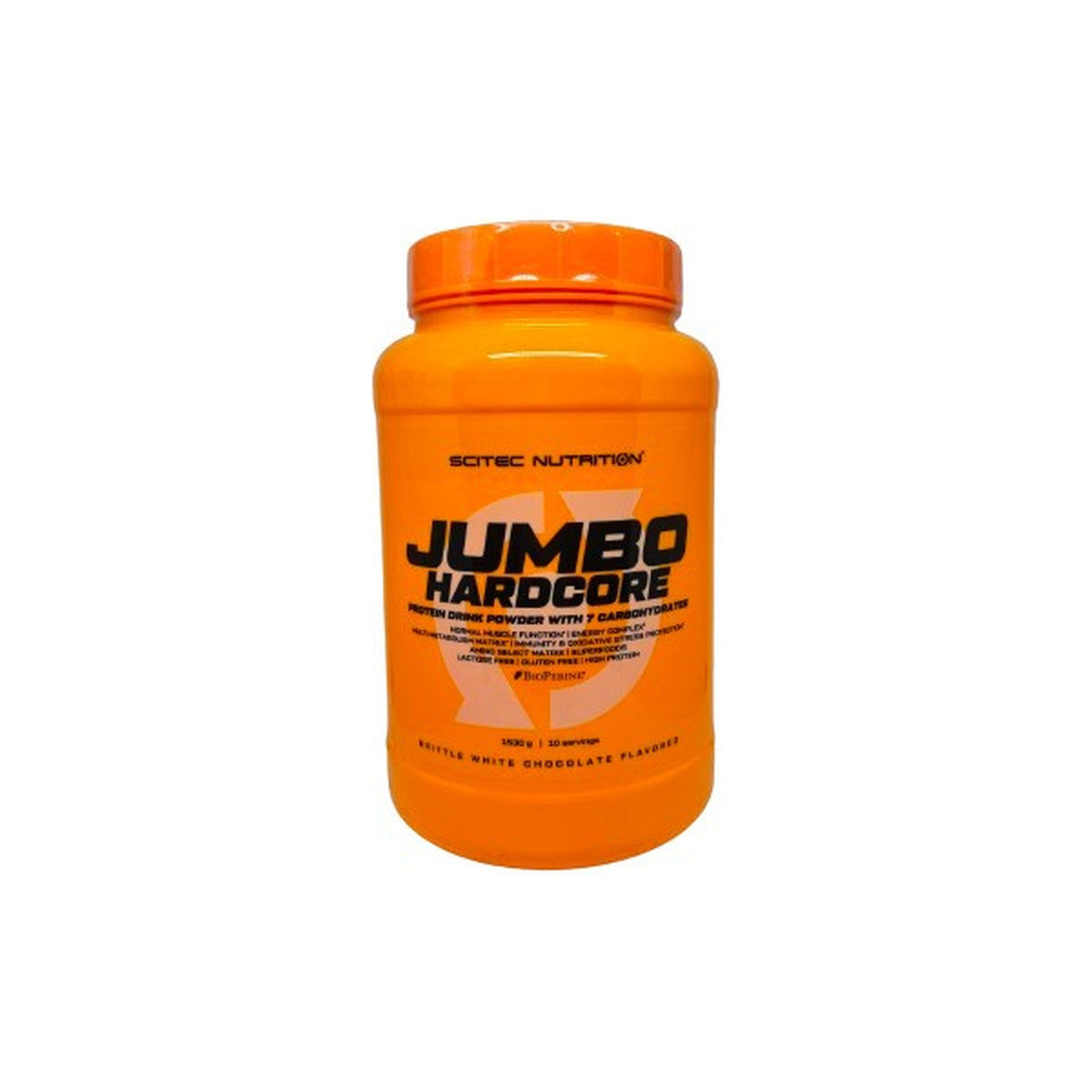 SciTec Jumbo Hardcore, Brittle White Chocolate - 1530g