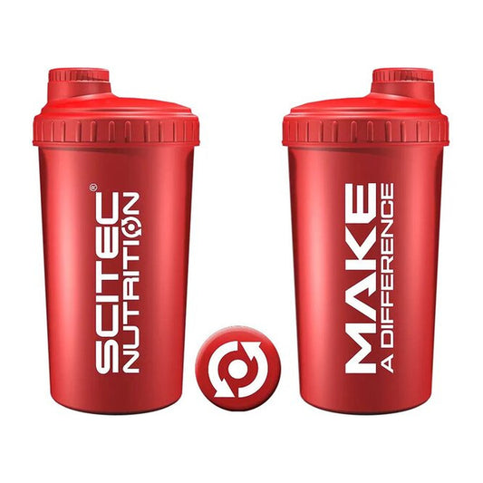 SciTec Make a Difference Shaker, Red - 700 ml.
