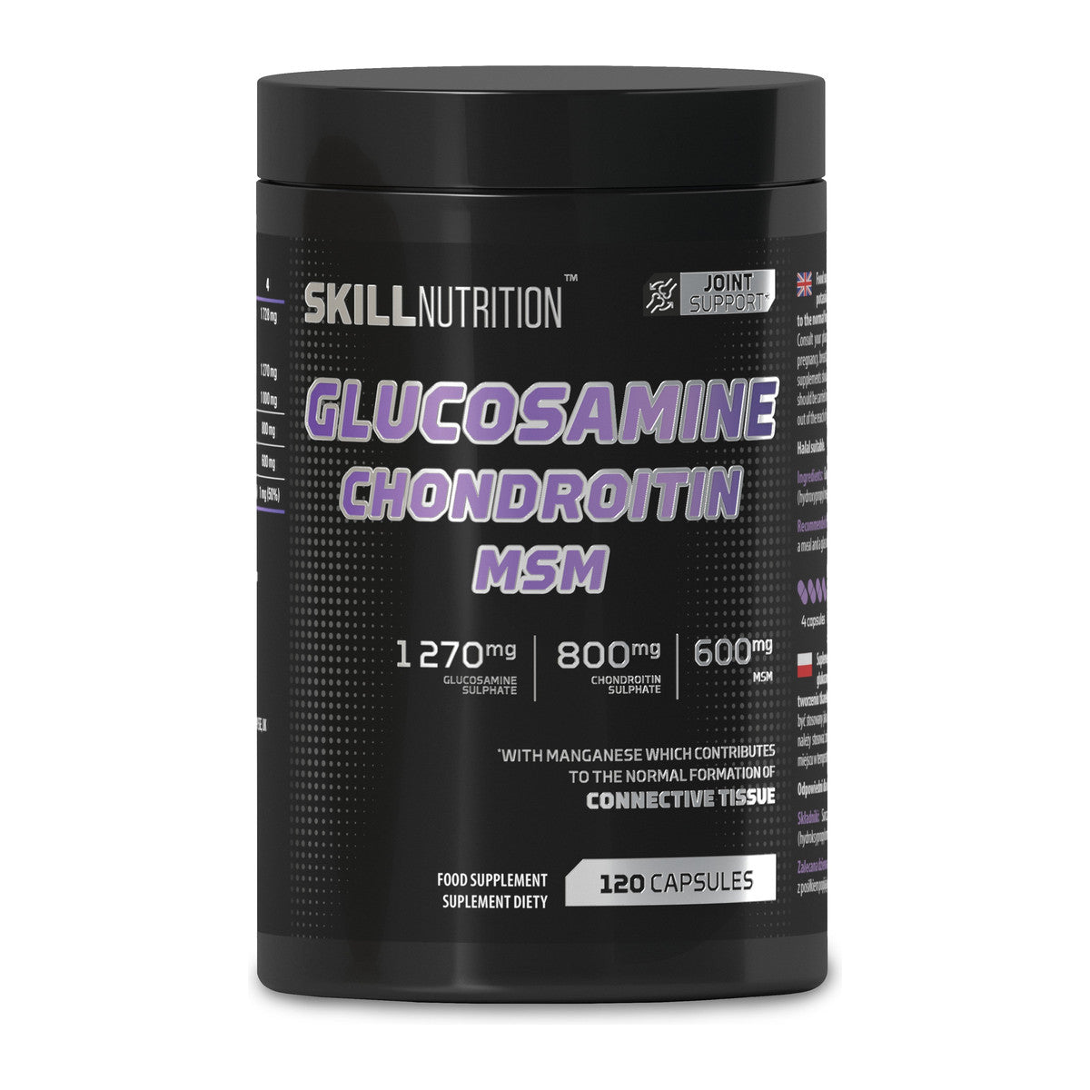 Skill Nutrition Glucosamine Chondroitin MSM - 120 caps