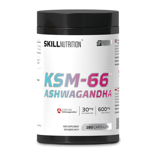 Skill Nutrition KSM-66 Ashwagandha - 180 vegan caps