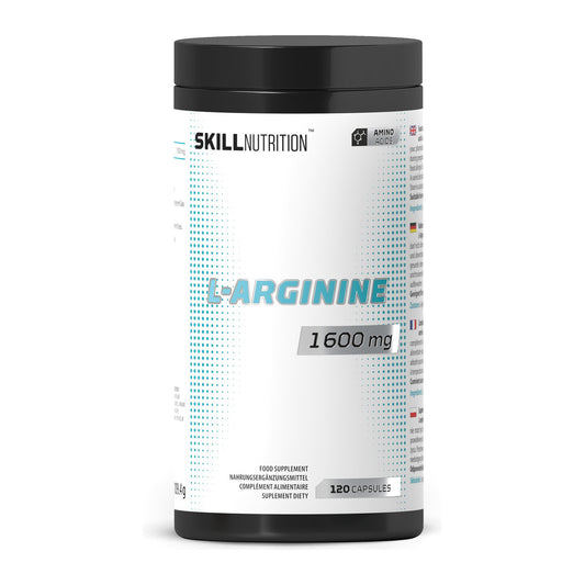 Skill Nutrition L-Arginine, 1600mg - 120 vegan caps