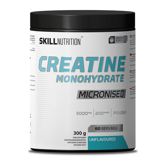 Skill Nutrition Micronised Creatine Monohydrate Unflavoured - 300g