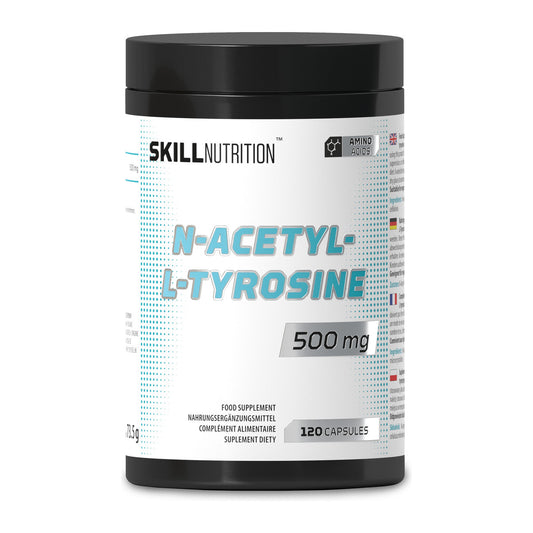 Skill Nutrition N-Acetyl-L-Tyrosine, 500mg - 120 vegan caps