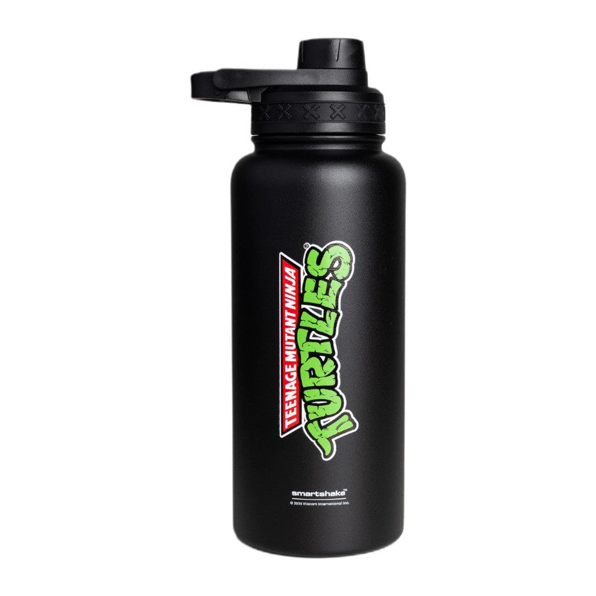 SmartShake Bohtal Insulated Sports Bottle - TMNT, Classic Logo Bla