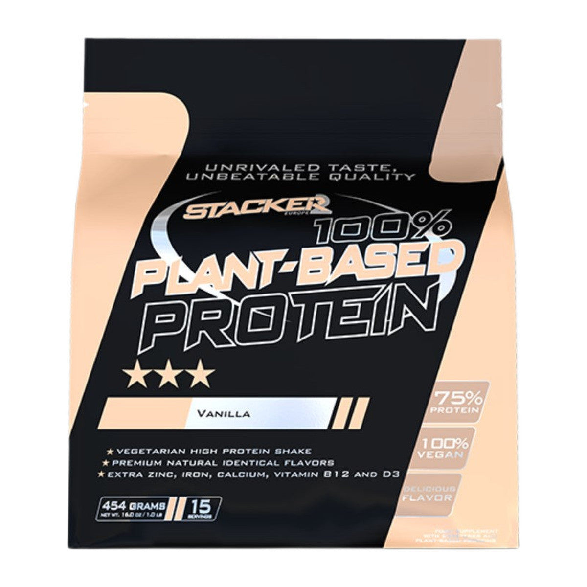 Stacker2 Europe 100% Plant Based Protein, Vanilla - 454g