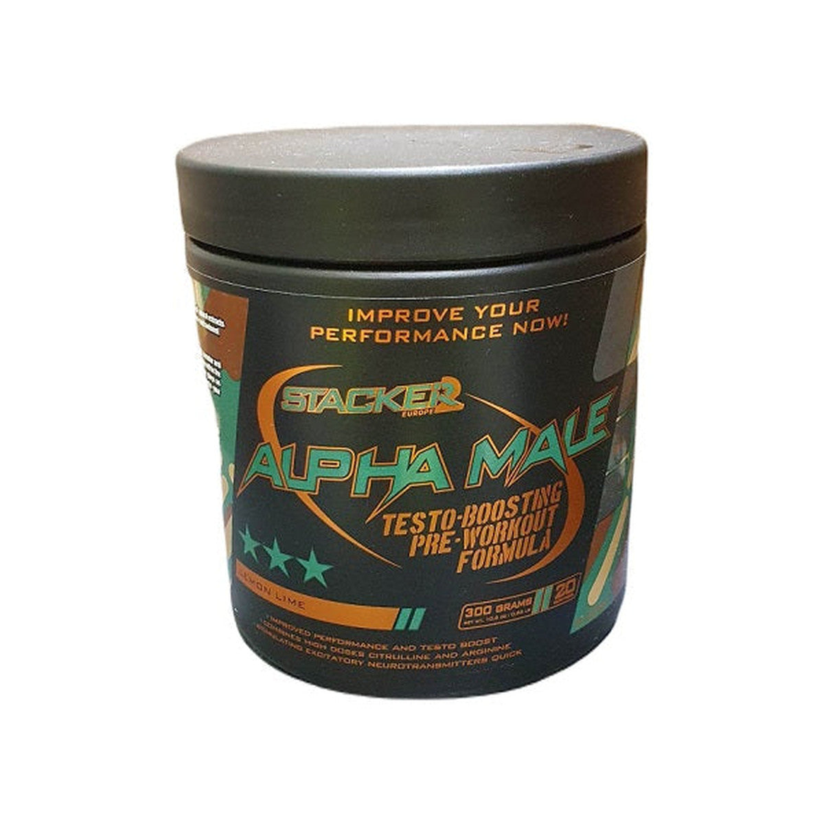 Stacker2 Europe Alpha Male, Lemon Lime - 300g