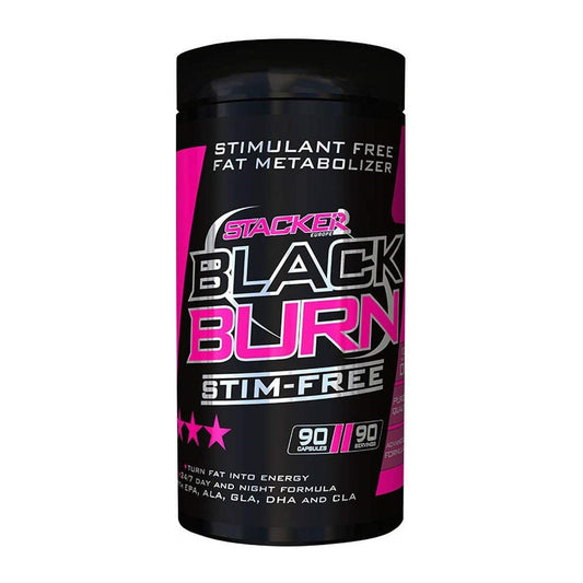Stacker2 Europe Black Burn STIM-Free - 90 caps