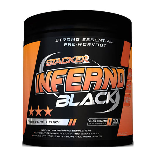 Stacker2 Europe Inferno Black, Fruit Punch Fury - 300g