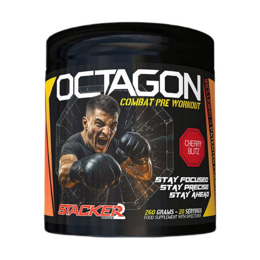 Stacker2 Europe Octagon Pre Workout, Cherry Blitz - 260g