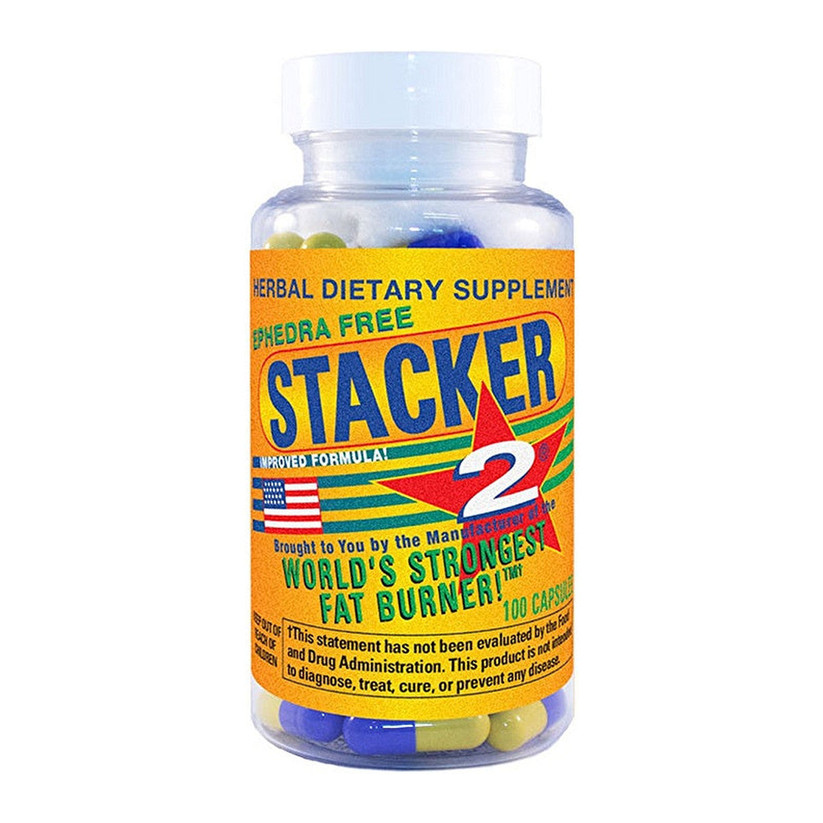 Stacker2 Europe Stacker 2 Ephedra Free - 100 caps