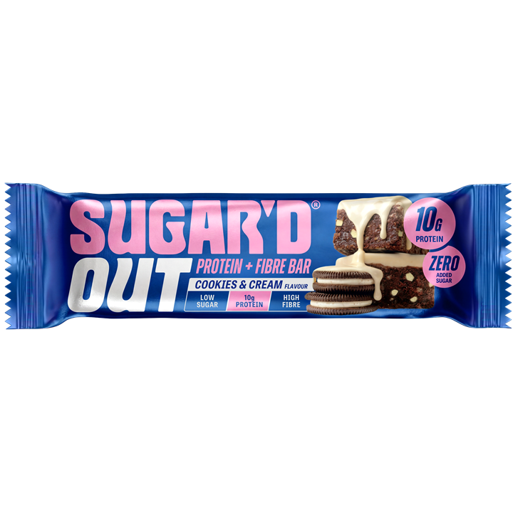 Sugar'd Out Protein + Fibre Oat Bar 15x62g