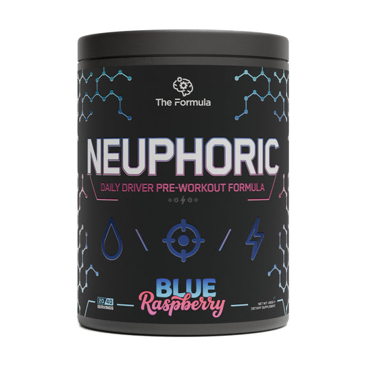 The Formula NEUPHORIC Pre Workout, Blue Raspberry - 480g