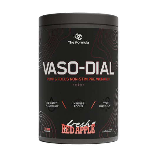 The Formula VASODIAL Non-Stim Pre Workout, Fresh Red Apple - 630g