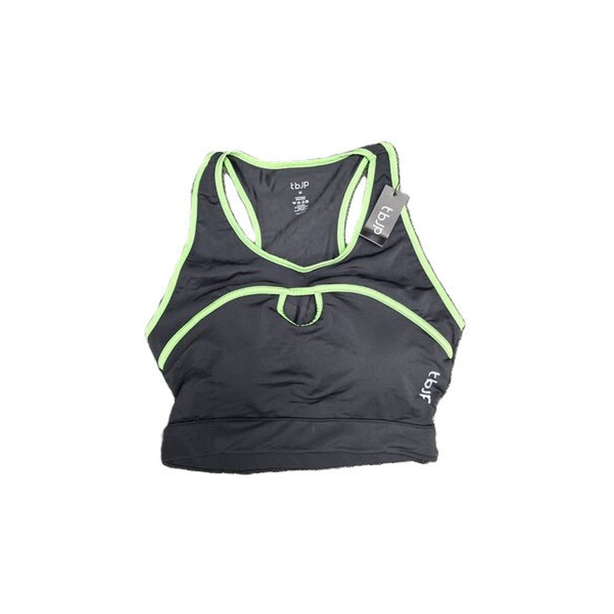 Trained by JP TBJP Sport Bra, Green Black - Medium
