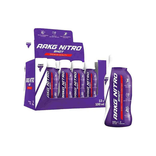 Trec Nutrition AAKG Nitro Shot, Wild Strawberry - 12 x 100ml.