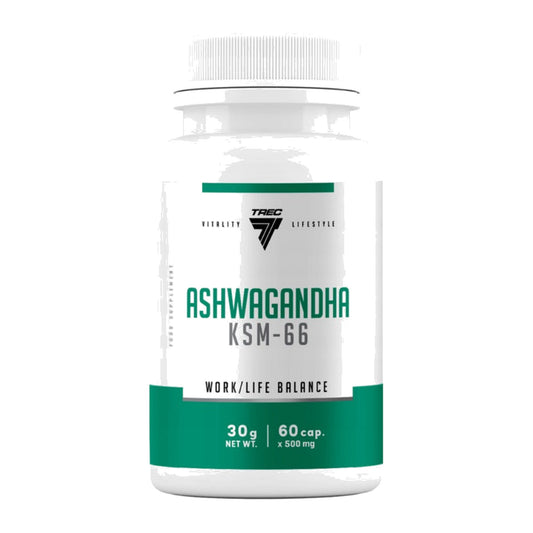 Trec Nutrition Ashwagandha KSM-66, 500mg - 60 caps