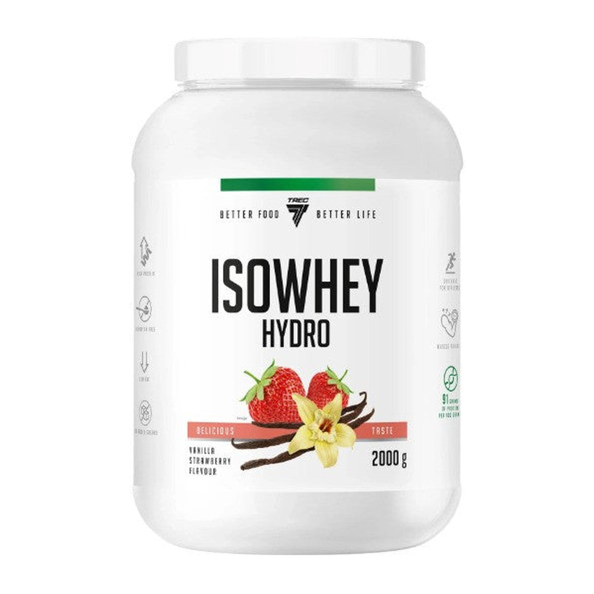 Trec Nutrition Isowhey Hydro, Vanilla Strawberry - 2000g