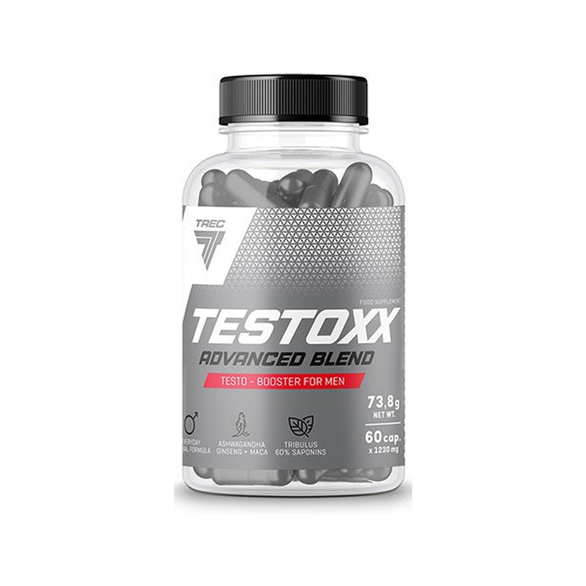 Trec Nutrition Testoxx, 1230mg - 60 caps