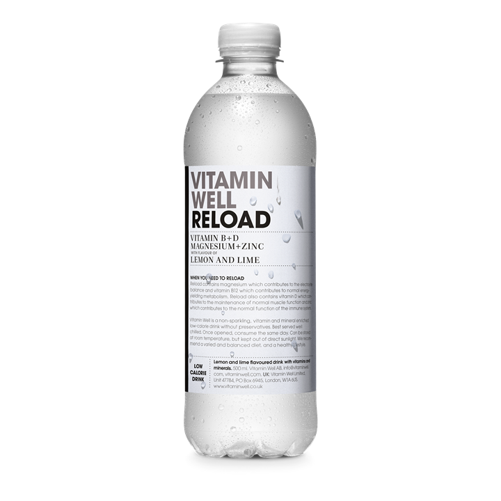 Vitamin Well Reload 12x500ml Lemon & Lime