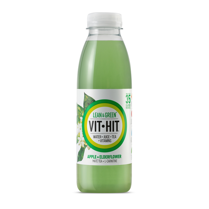 VITHIT Lean & Green 12x500ml Apple & Elderflower