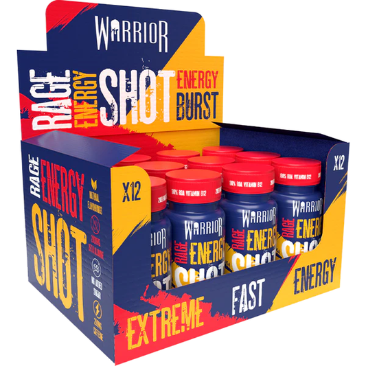 Warrior RAGE Energy Shots 12x60ml