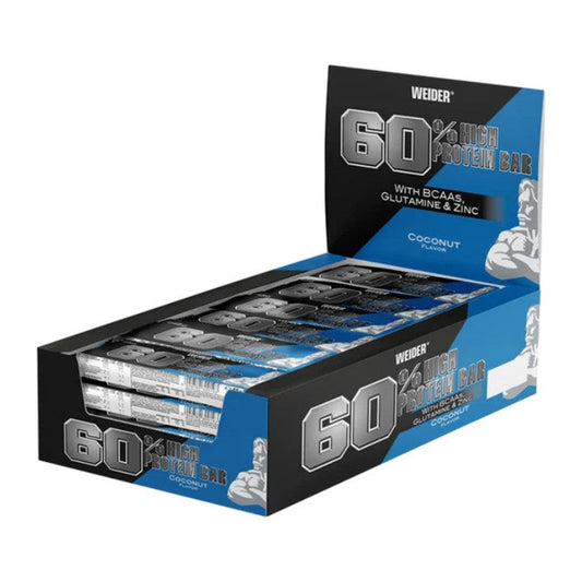 Weider 60% Protein Bar, Coconut - 24 x 45g