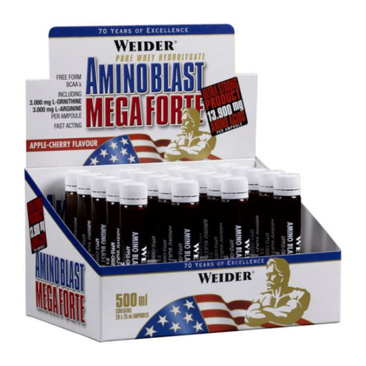 Weider Amino Blast Mega Forte, Apple-Cherry - 20 x 25 ml.