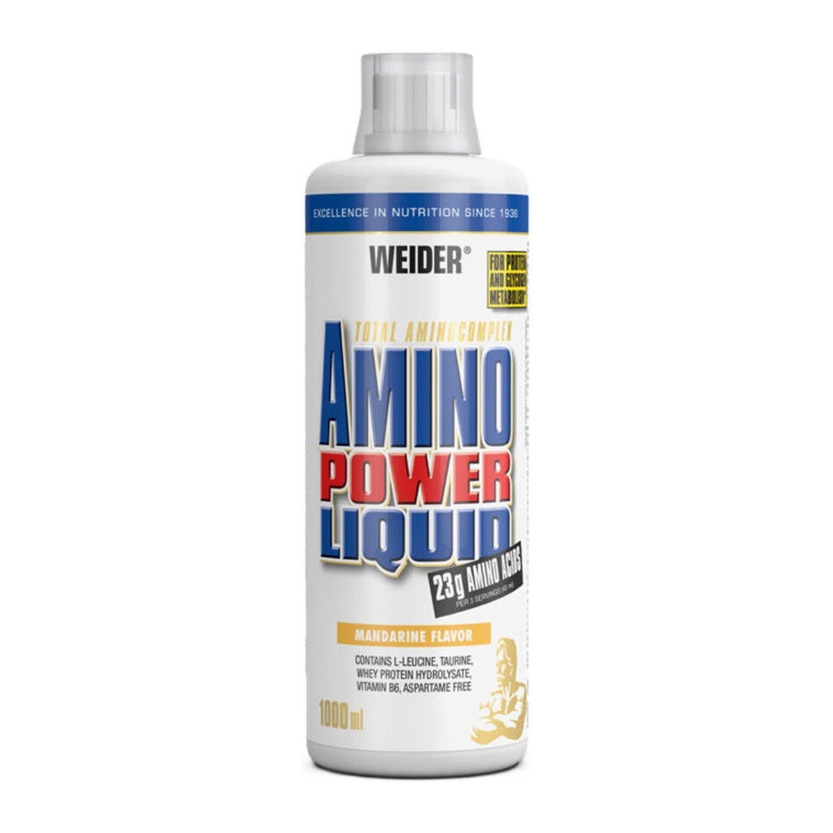 Weider Amino Power Liquid, Mandarine - 1000 ml.