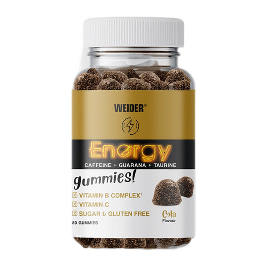 Weider Energy Gummies, Cola - 80 gummies