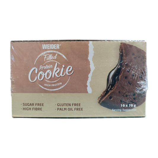 Weider Filled Protein Cookie, Triple Chocolate - 10 x 70g