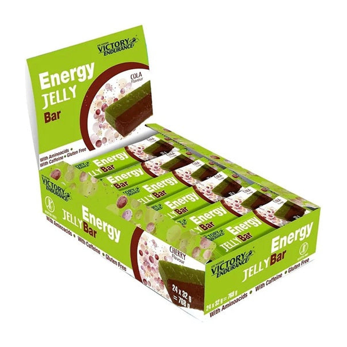 Weider Joe Weider Victory Endurance Energy Jelly Bar, Cola - 24 x