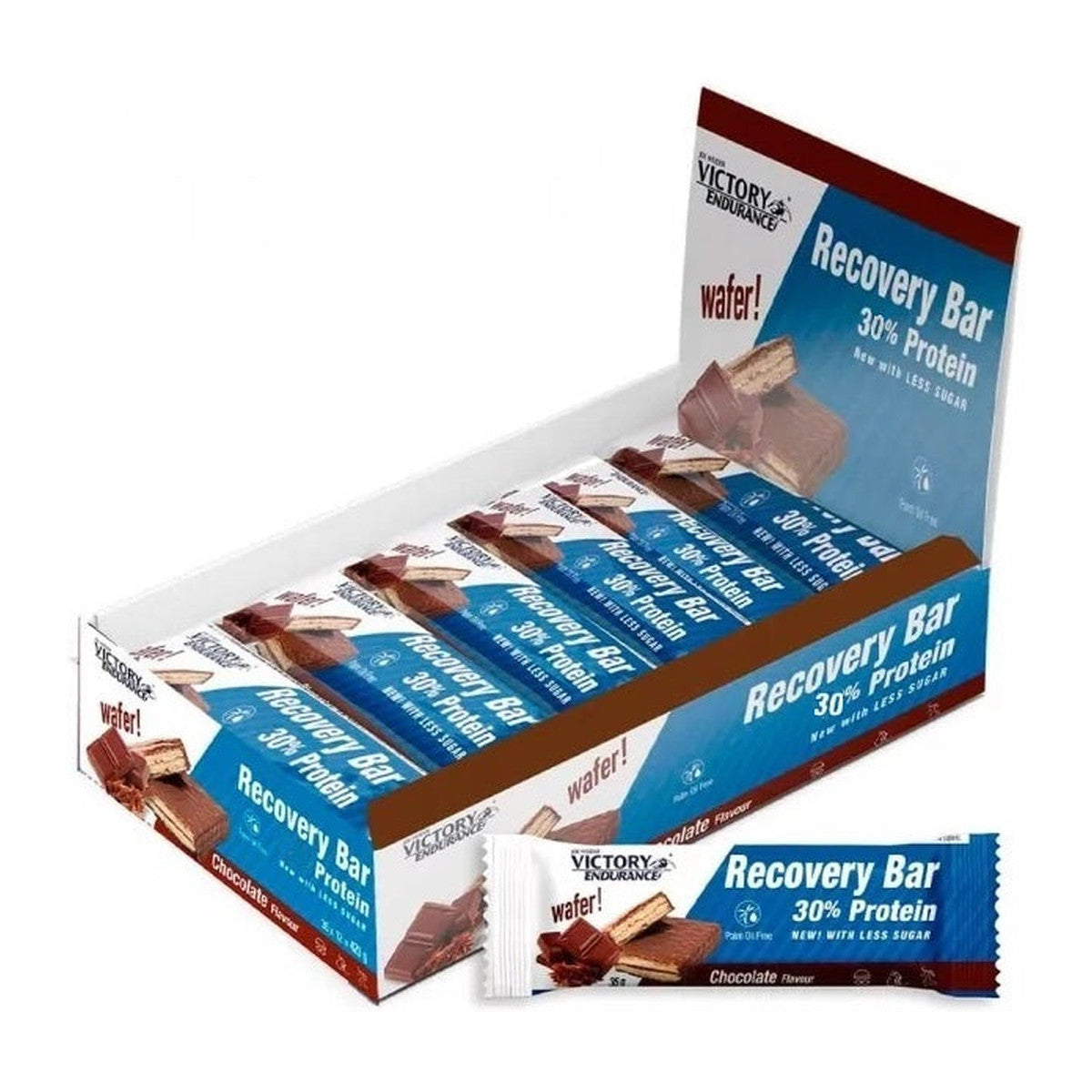 Weider Joe Weider Victory Endurance Recovery Bar, Chocolate - 12 x