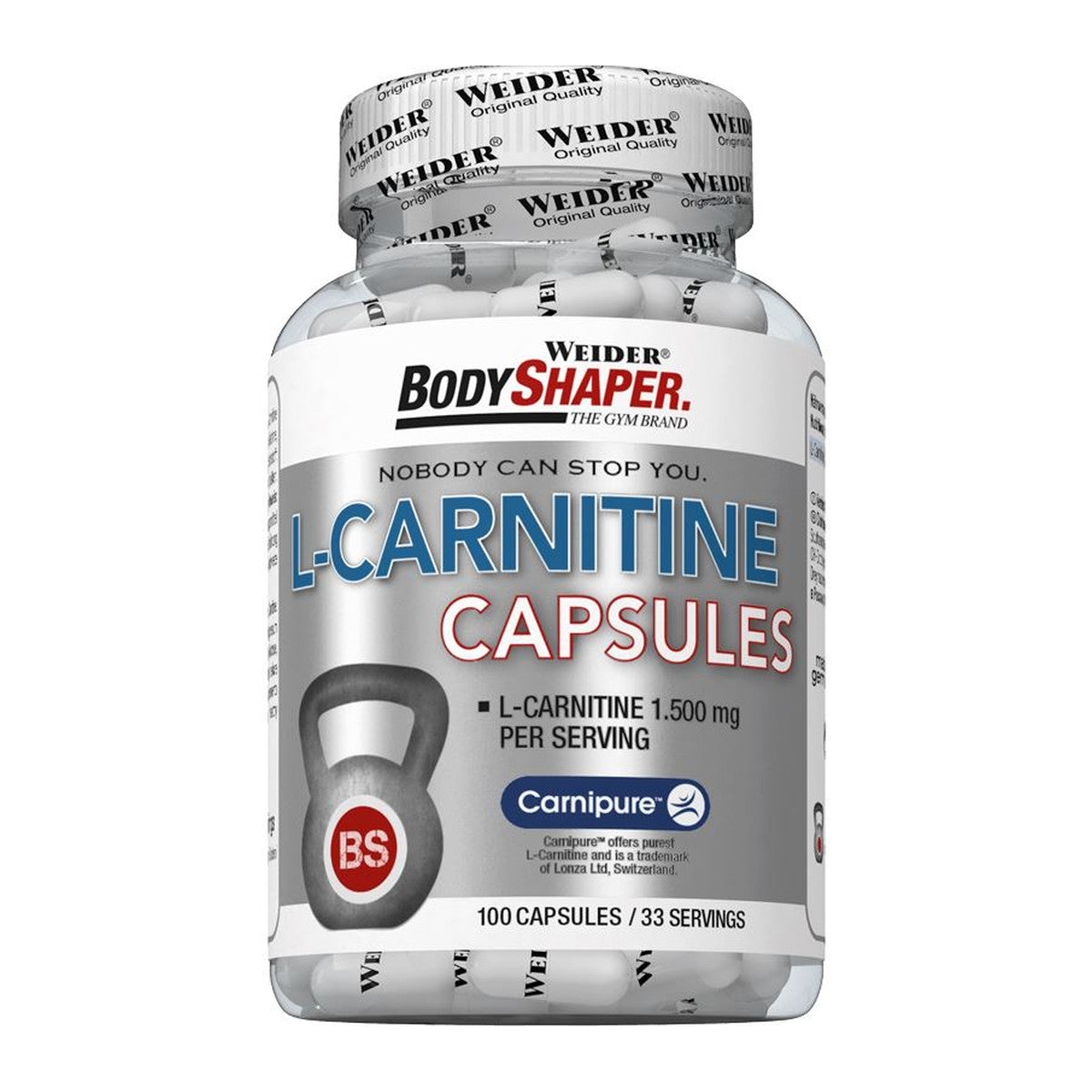 Weider L-Carnitine Capsules - 100 caps
