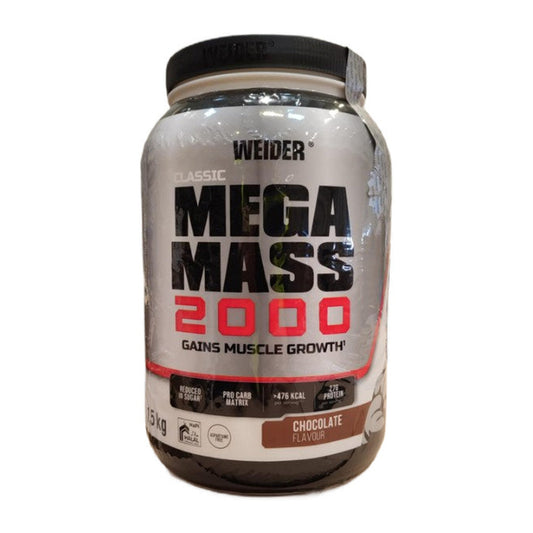 Weider Mega Mass 2000, Chocolate - 1500g