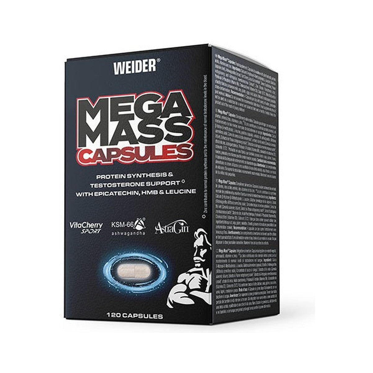 Weider Mega Mass Capsules - 120 caps