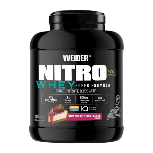 Weider Nitro Whey Super Formula, Strawberry Cheesecake - 908g