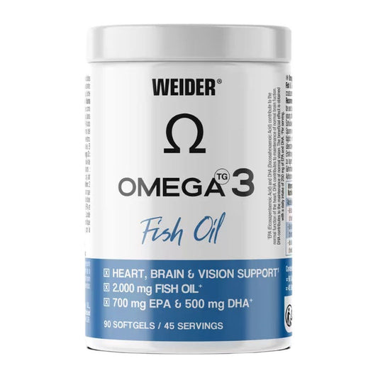 Weider Omega 3 Fish Oil, 2000mg - 90 softgels