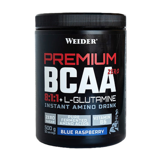 Weider Premium BCAA Zero, Blue Raspberry - 500g