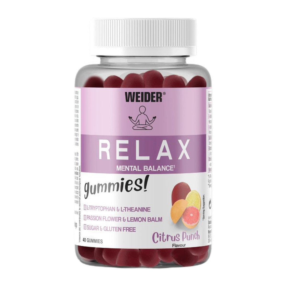 Weider Relax, Citrus Punch - 40 gummies