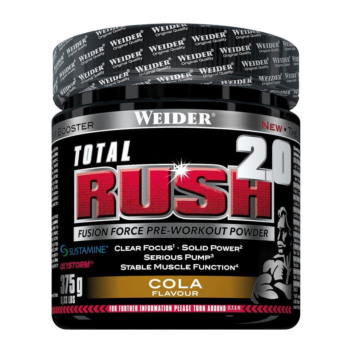 Weider Total Rush 2.0, Cola - 375g