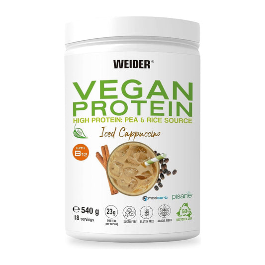 Weider Vegan Protein, Iced Cappuccino - 540g