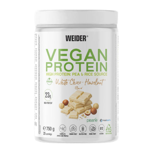 Weider Vegan Protein, White Choco-Hazelnut - 750g