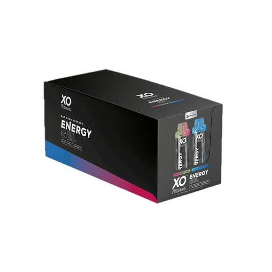XO Fitness Gels 24x70g Strawberry & Lime / Blue Raspberry