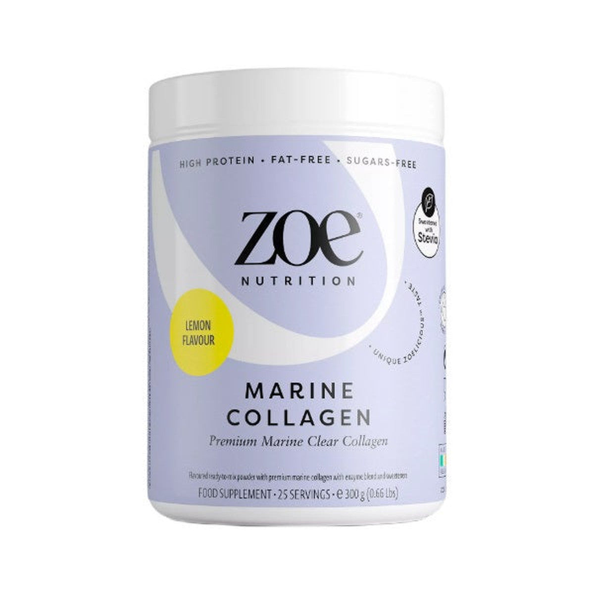 ZOE Nutrition Marine Collagen, Lemon - 300g